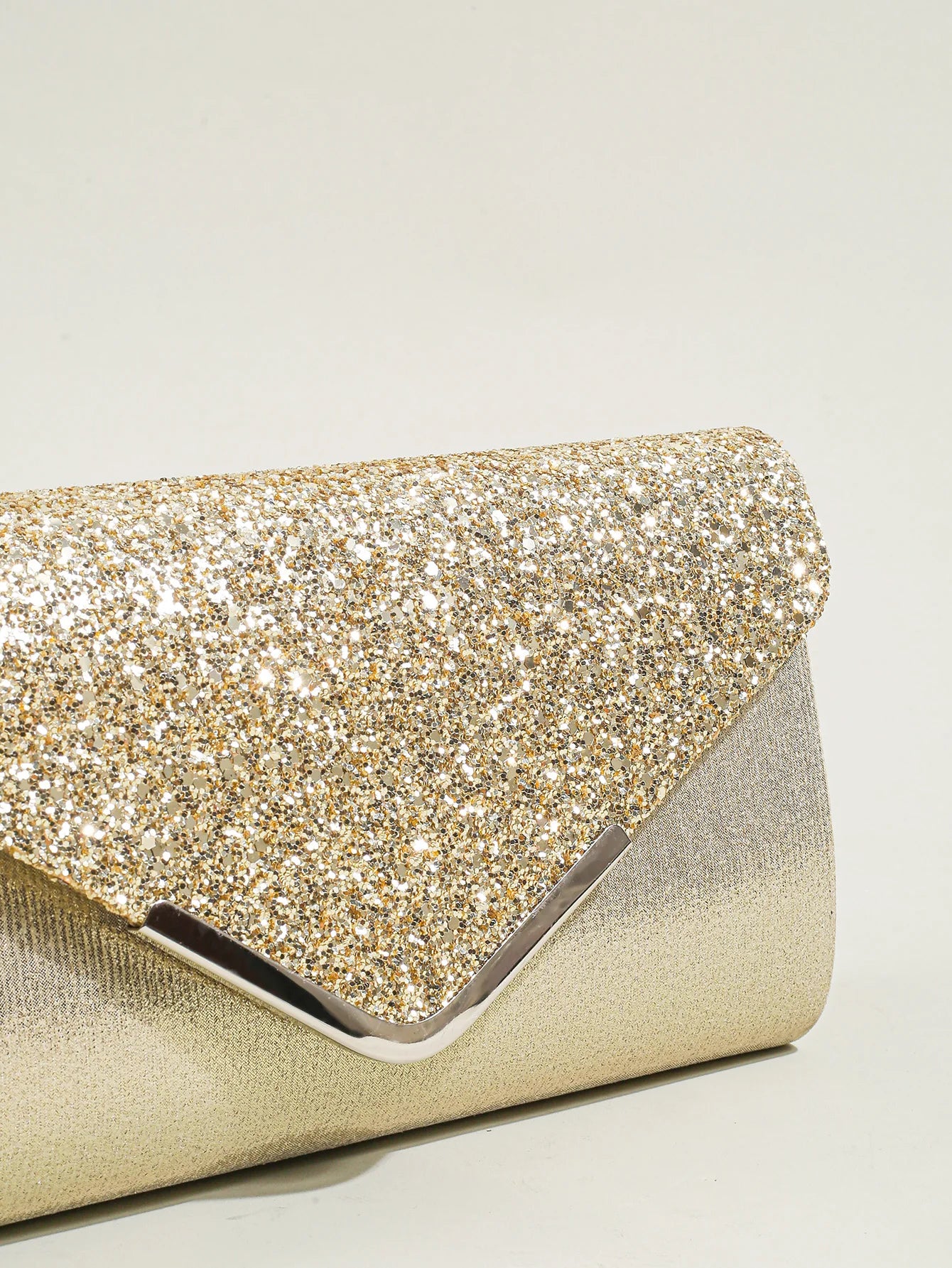 Women Evening Envelope Handbag Prom Sequin Clutch Purse chain Shoulder Cross Body Bag For Party
