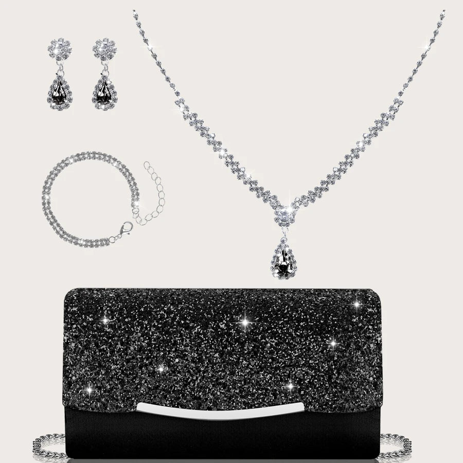Romantic and stylish sequined women&
