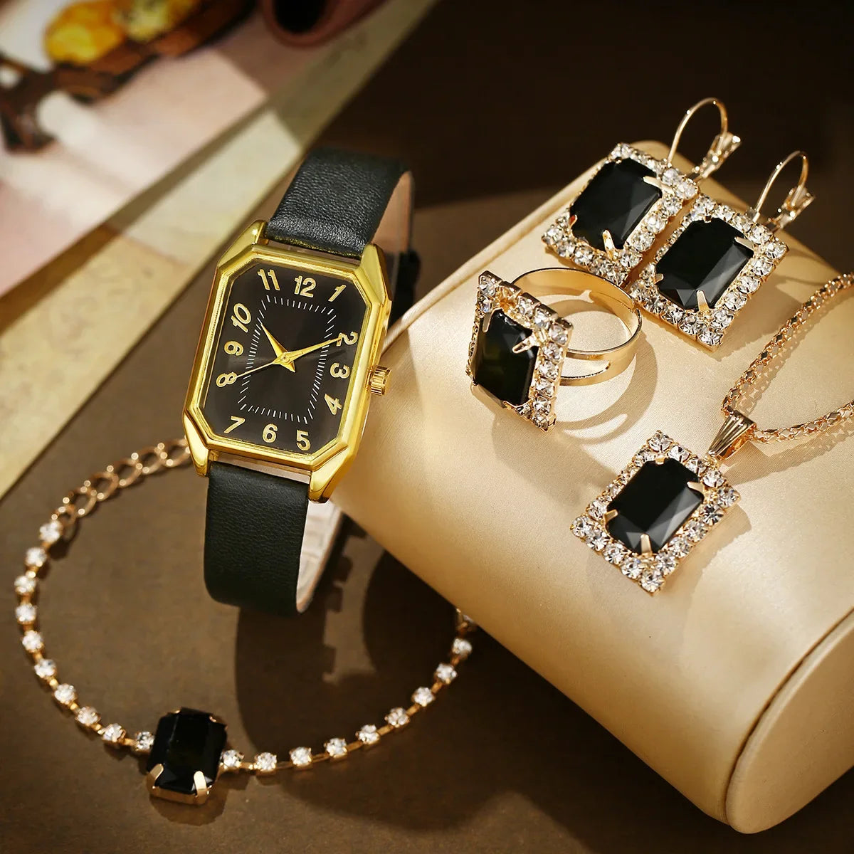 6/5/1PCS Luxury Fashion Square Women&