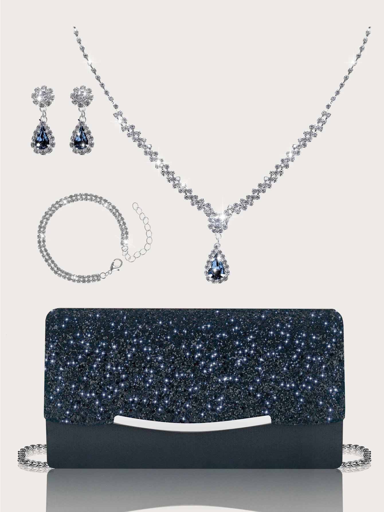 Romantic and stylish sequined women&