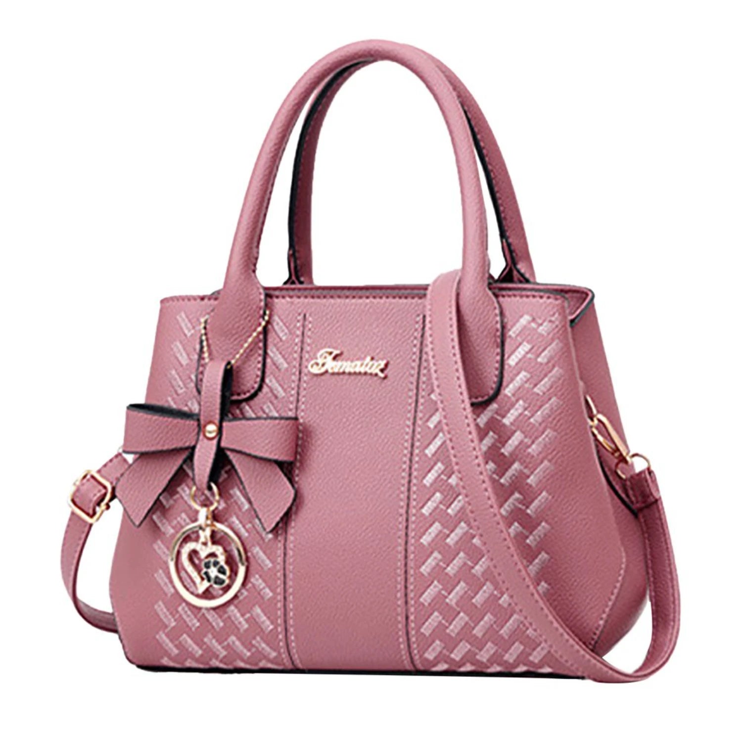 Large Capacity Leather Messenger Handbag Fashion Women&
