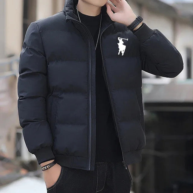 Cotton Jacket 2025 Autumn/Winter Fashion Zipper outdoor Fishing jacket Windproof Casual cotton Jacket M-5XL Men&