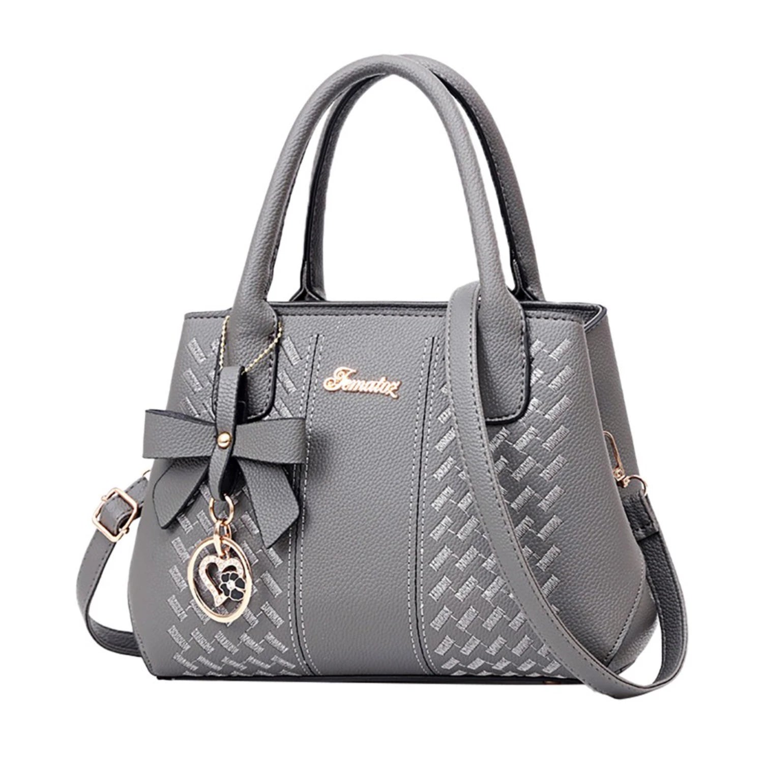 Large Capacity Leather Messenger Handbag Fashion Women&