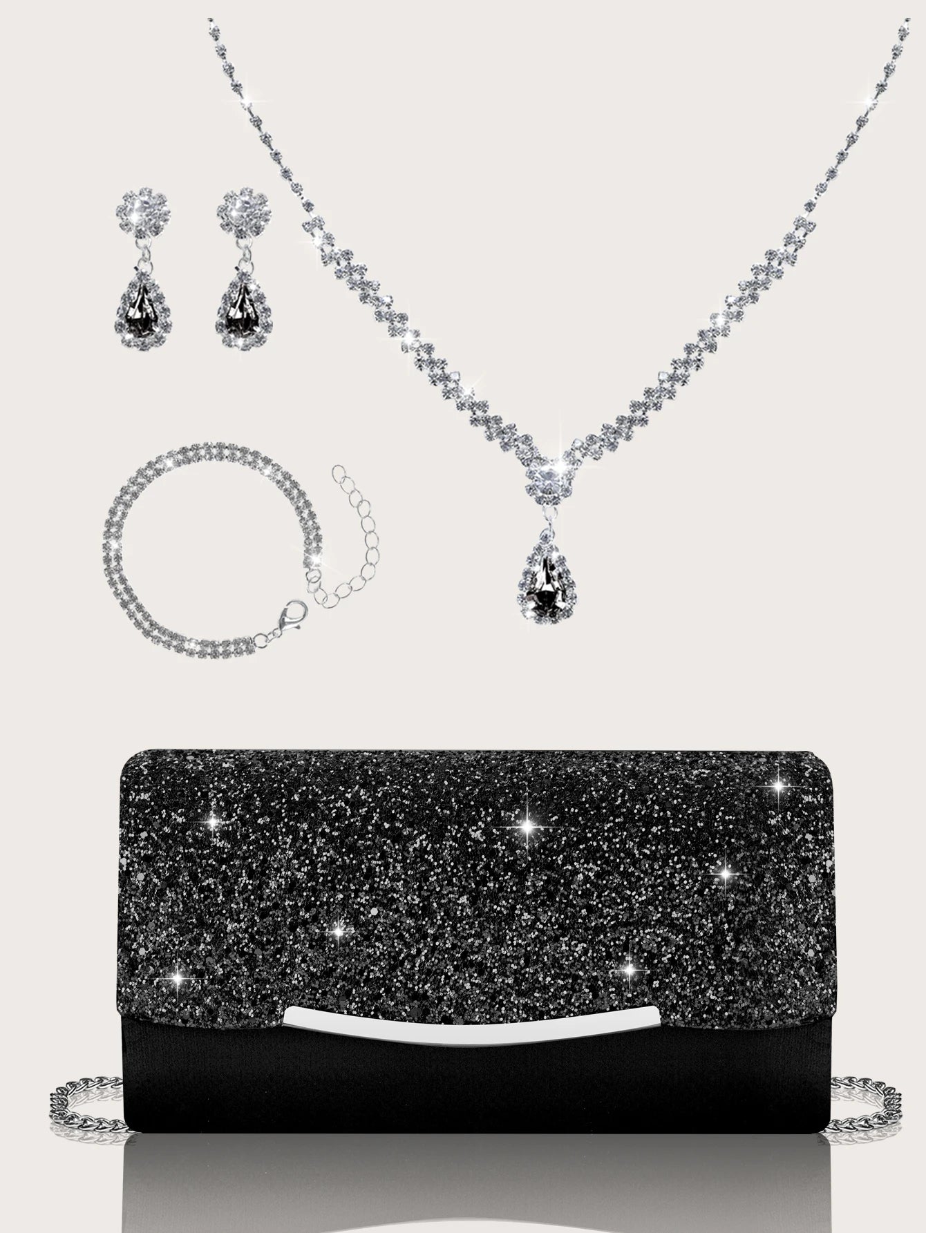 Romantic and stylish sequined women&
