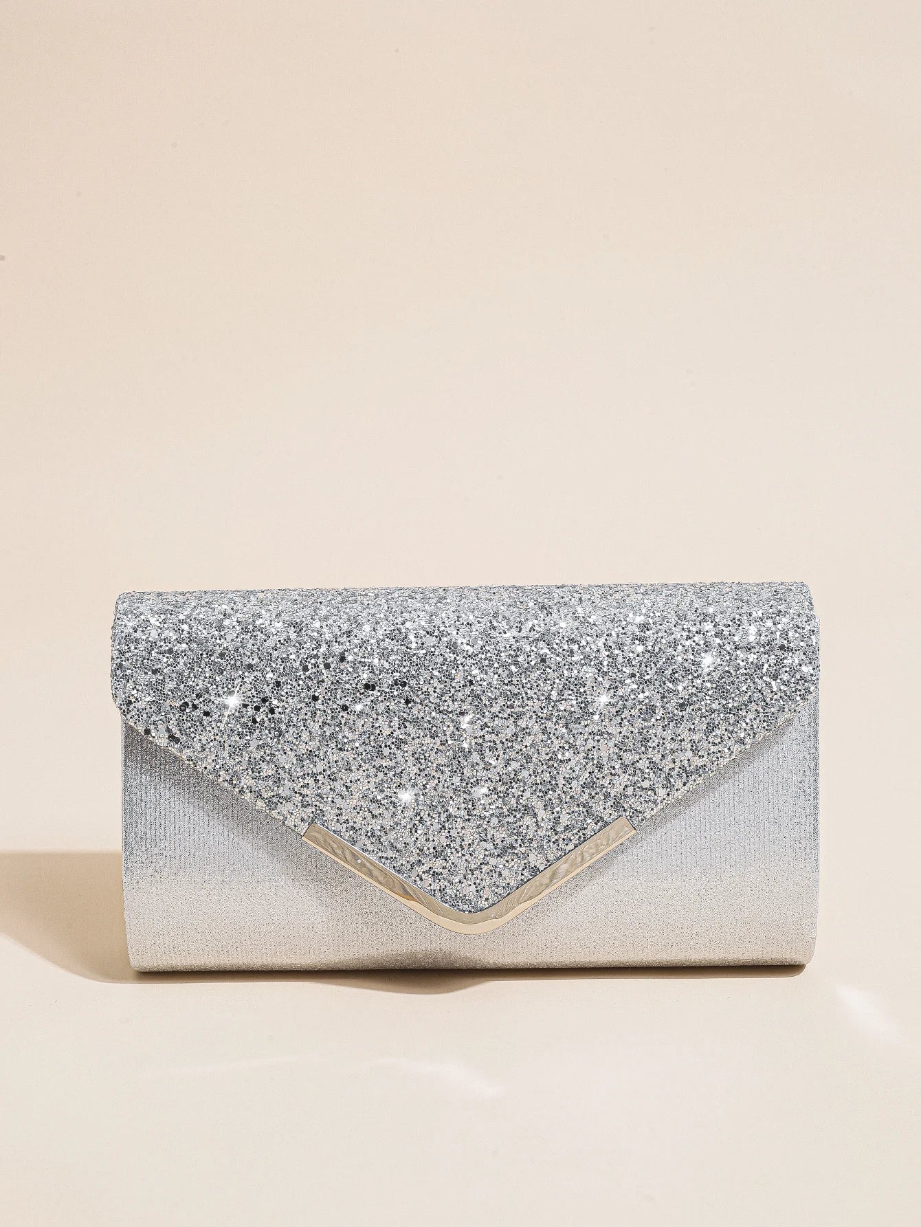 Women Evening Envelope Handbag Prom Sequin Clutch Purse chain Shoulder Cross Body Bag For Party