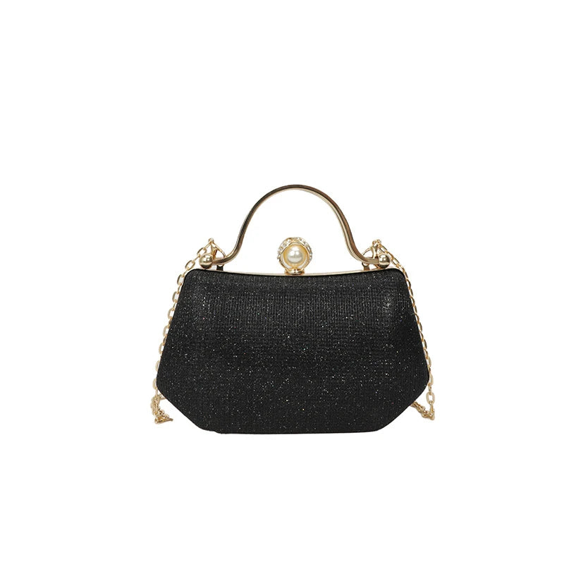 Solid Color Versatile Evening Bags Chains Hasp 2025 New High Quality Bags for Women Personality Simple Crossbody Bags