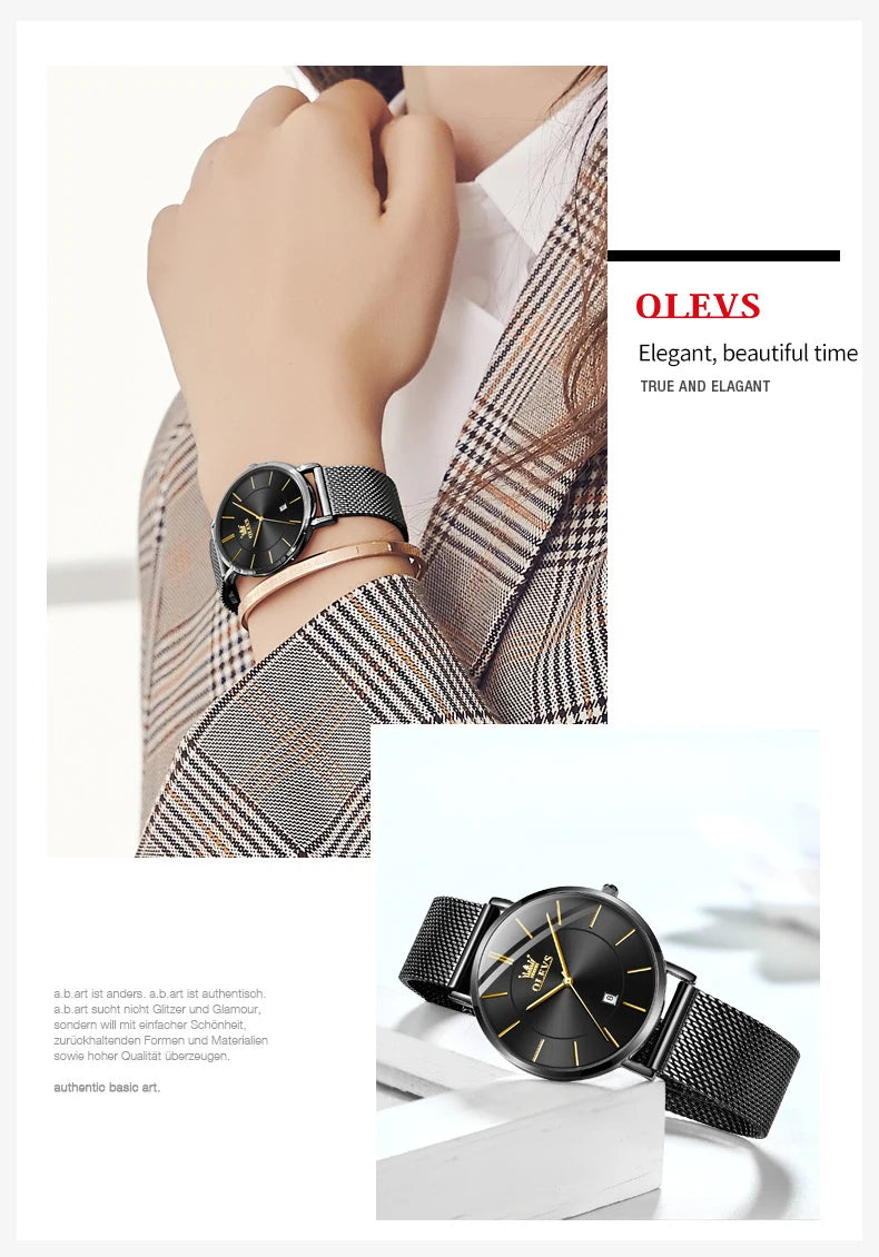 OLEVS classic minimalist ladies&