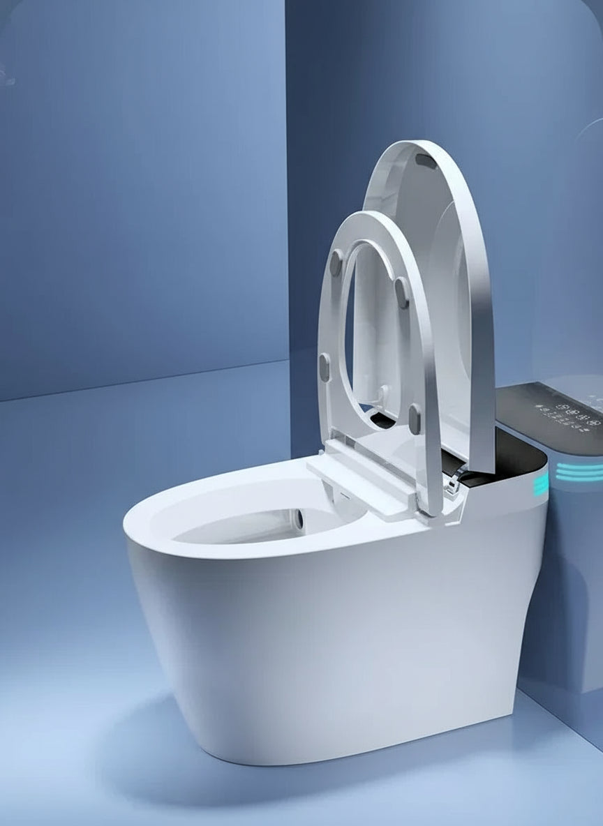 zqSmart toilet toilet, fully automatic voice integrated, no water pressure limit instant hot toilet