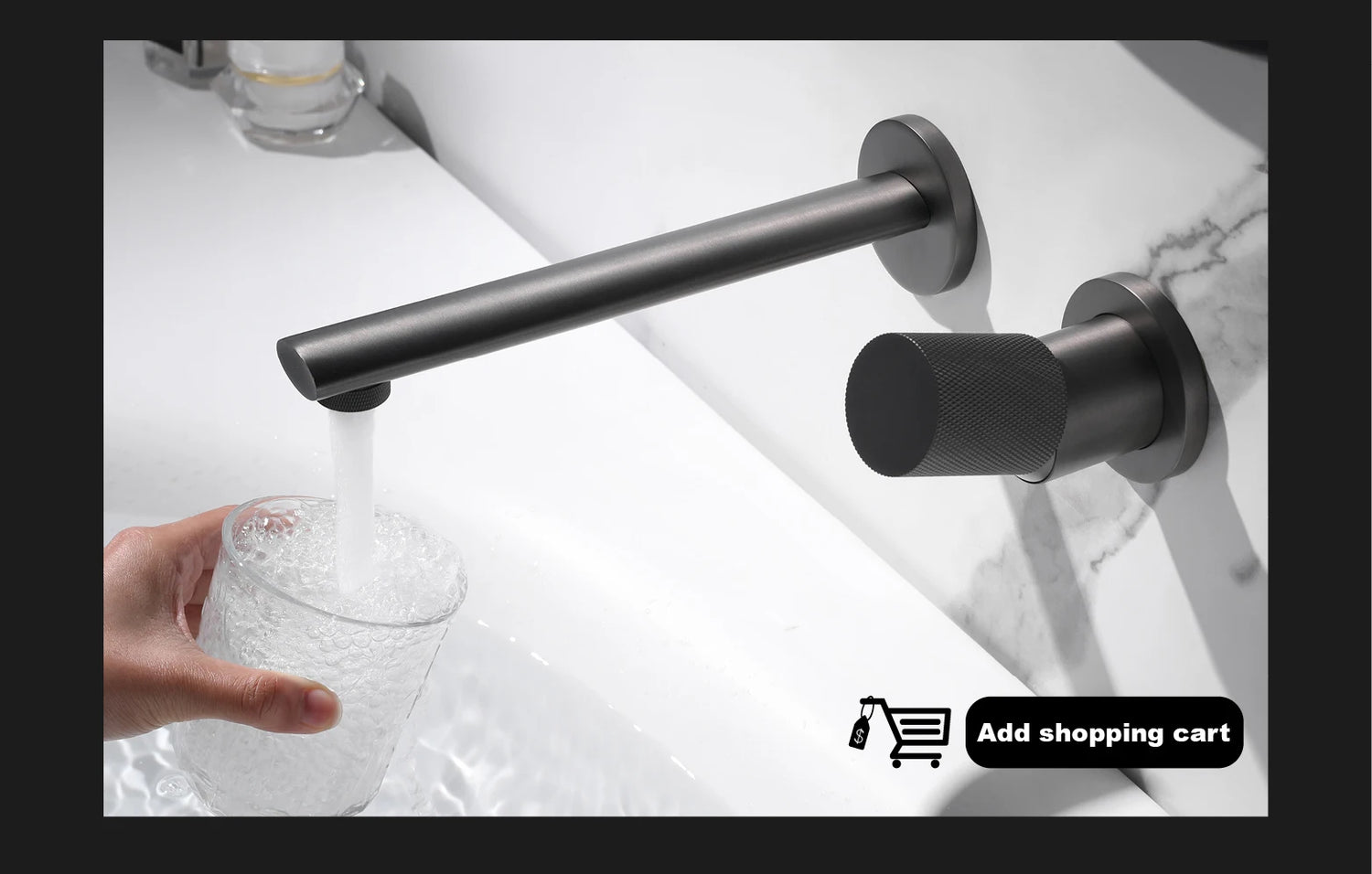 Luxury  black brass shower system wall-mounted LED digital display design Cold & hot dual-control 4-function ceiling shower Tap
