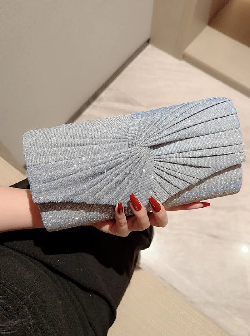Ladies Dinner Handbag Luxury Wedding Party Shining Evening Bag Wallet Women&