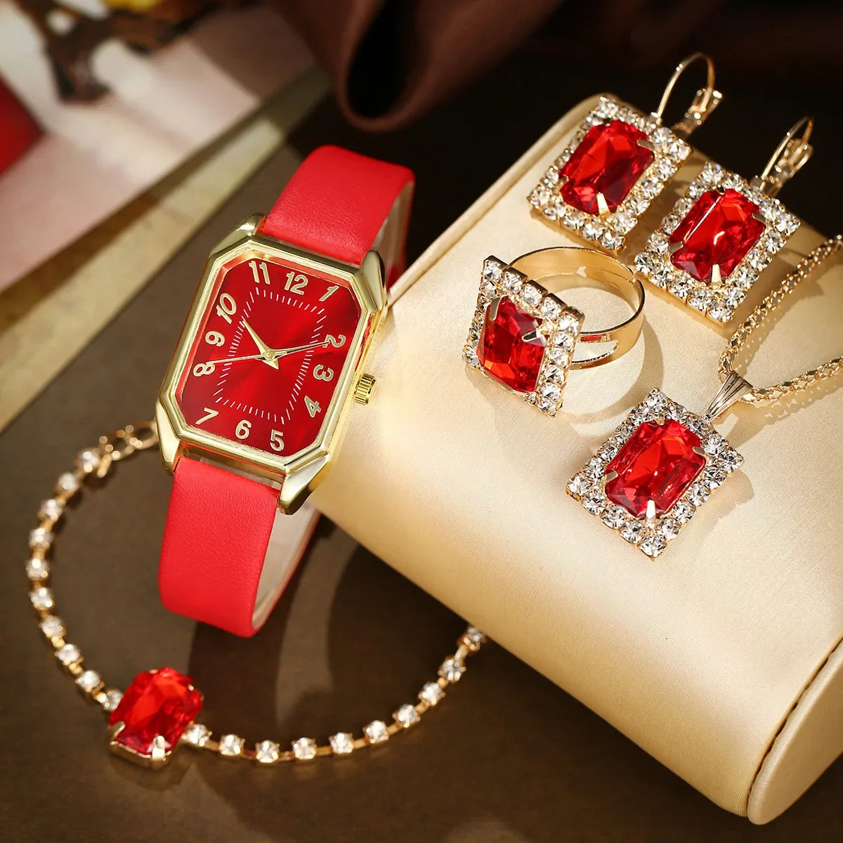 6/5/1PCS Luxury Fashion Square Women&