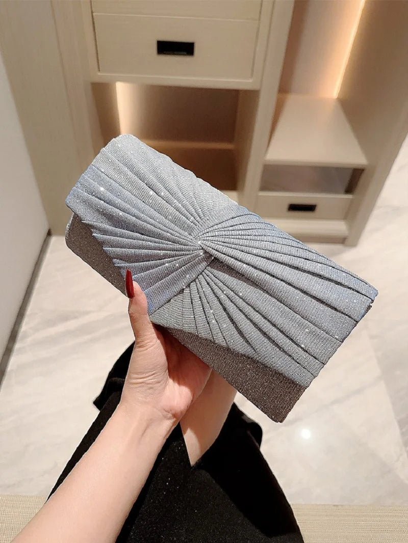 Ladies Dinner Handbag Luxury Wedding Party Shining Evening Bag Wallet Women&