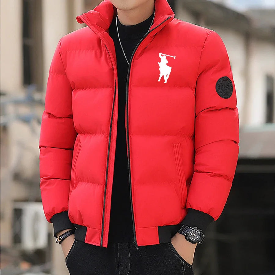 Cotton Jacket 2025 Autumn/Winter Fashion Zipper outdoor Fishing jacket Windproof Casual cotton Jacket M-5XL Men&