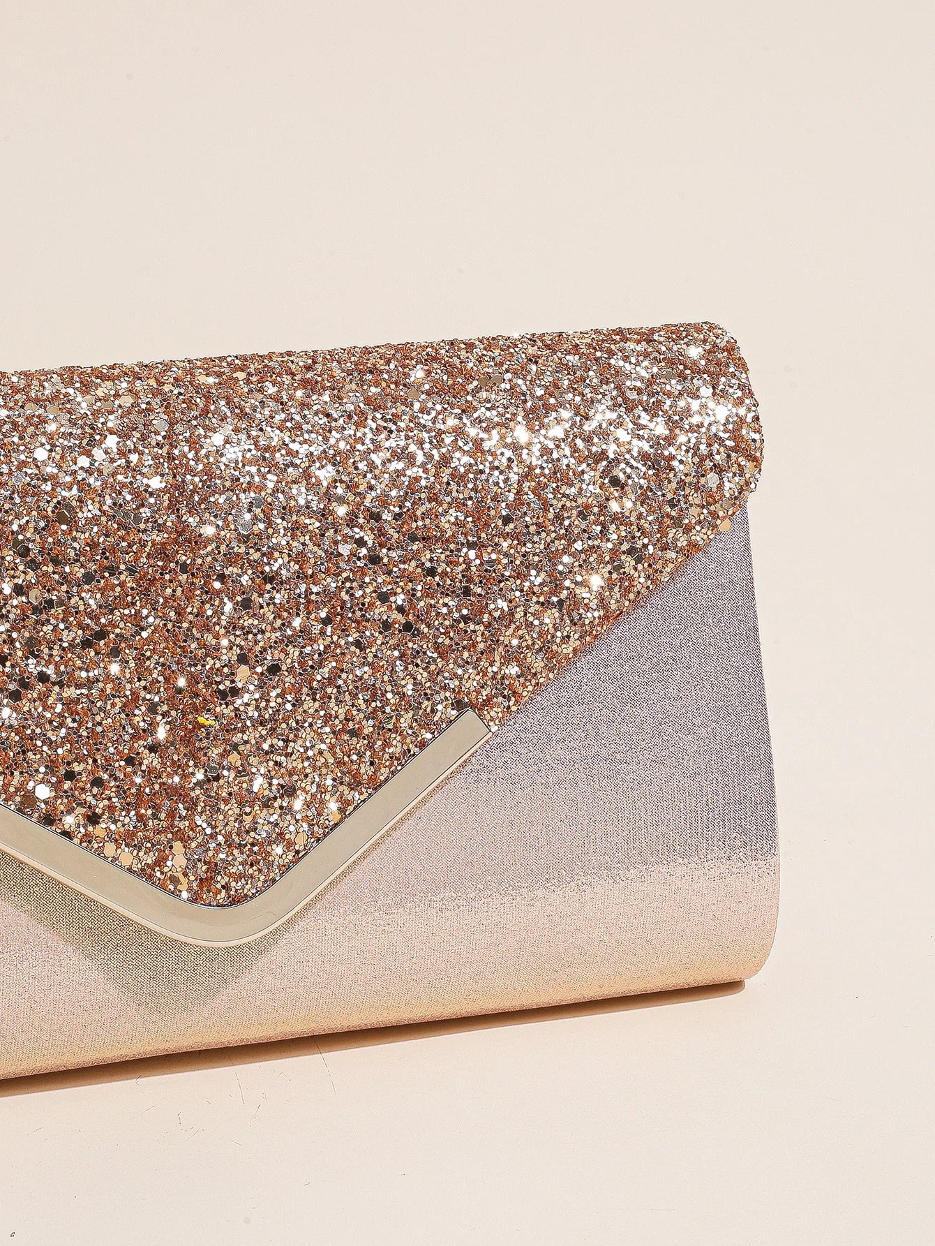 Women Evening Envelope Handbag Prom Sequin Clutch Purse chain Shoulder Cross Body Bag For Party