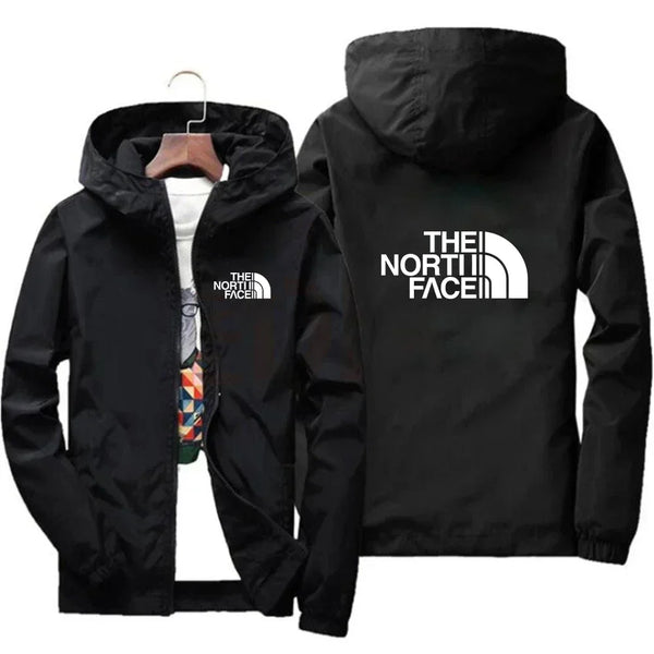 2025 Fashion Men's Casual Outdoor sportswear Men's fashion jacket, large size S-7XL Windproof zipper hooded jacket