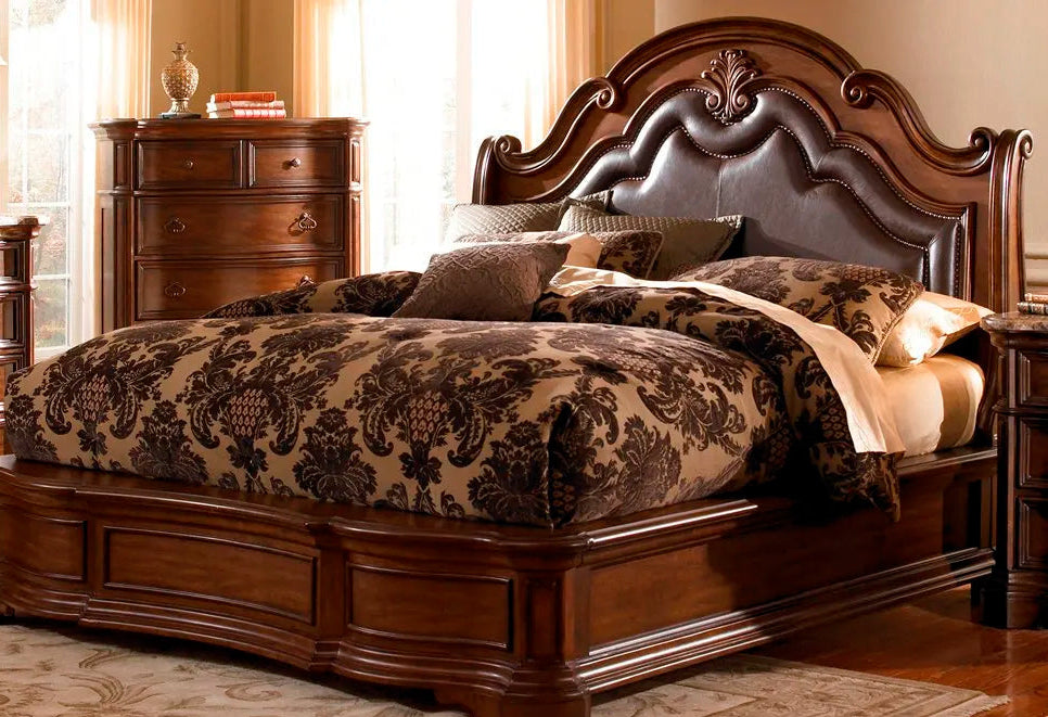 Classic King Size Bedroom Set European Style Hot Sell Royal Luxury Bedroom Furniture 5070