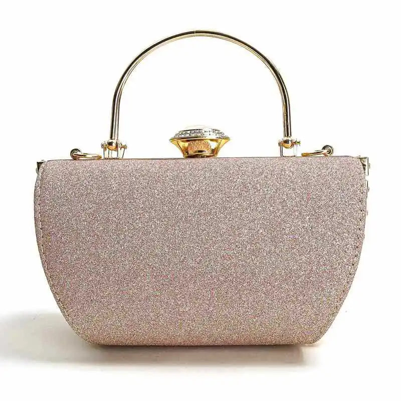 2024 New Arrival Flower Crystal Wedding Bridal Clutch Purse Luxury Designer Women&