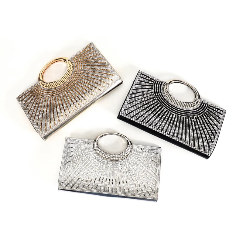 Elegant Sparkling Rhinestone Sequin Women&