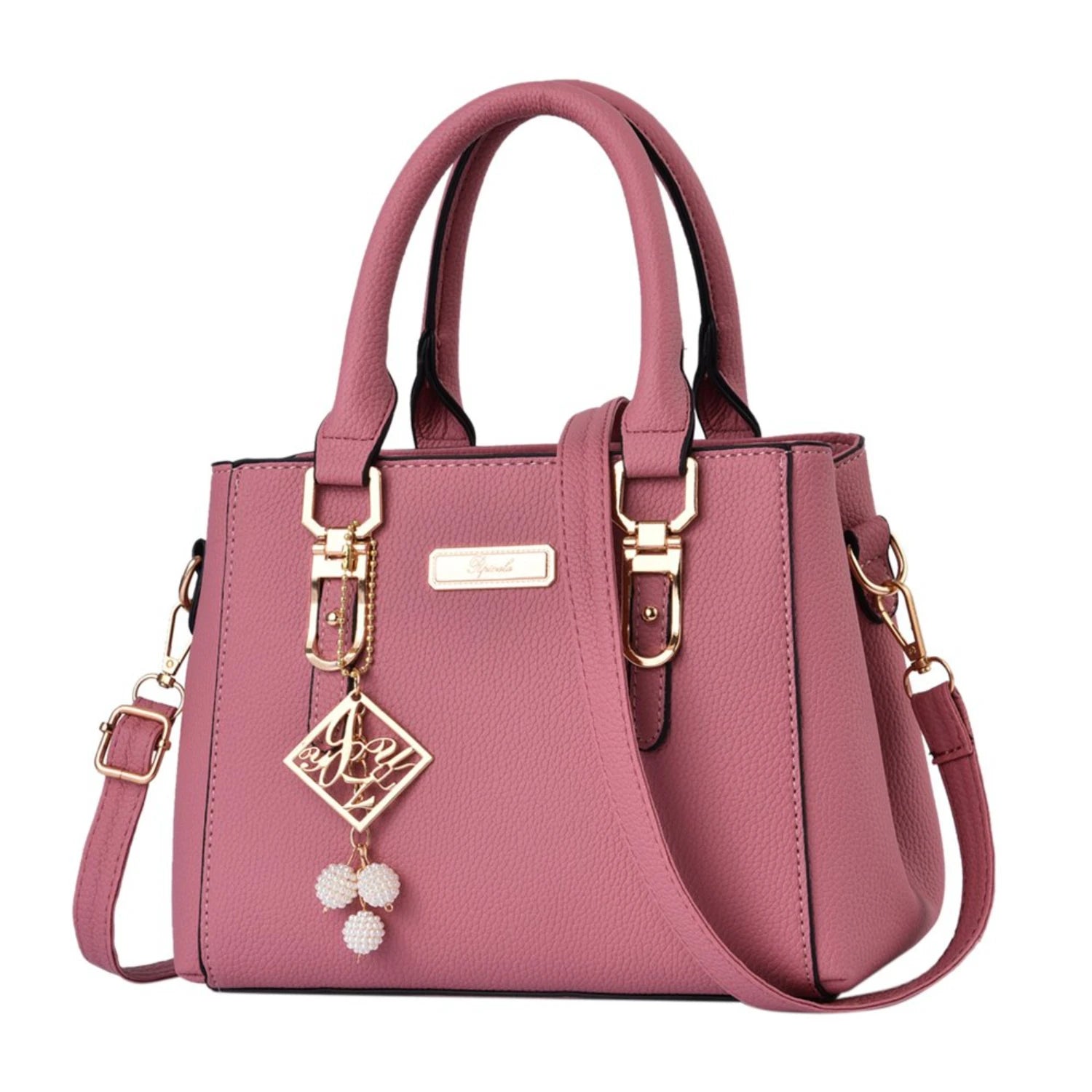 Large Capacity Leather Messenger Handbag Fashion Women&