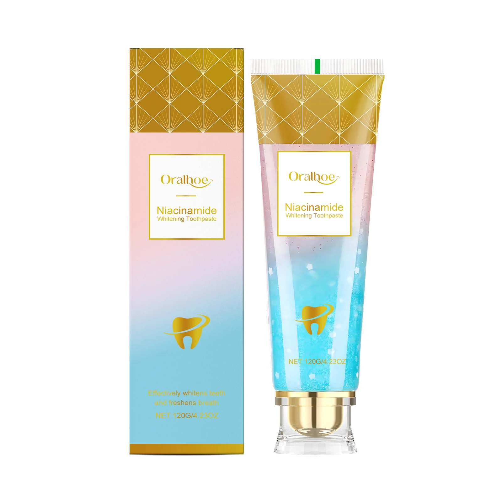 Niacinamide Toothpaste for Whitening, Plaque Removal, and Fresh Breath
