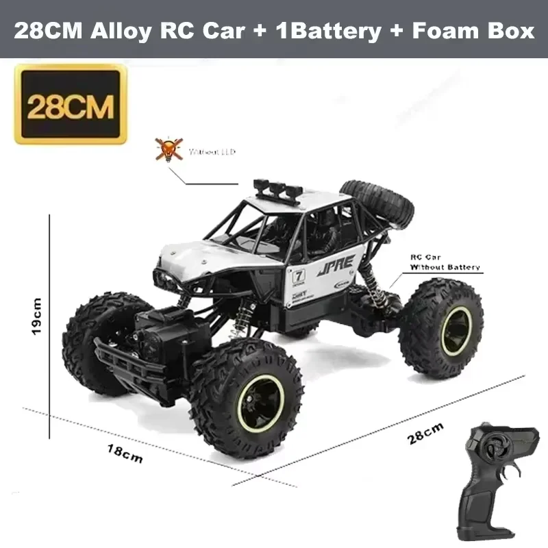 1/12 4WD RC Off-Road Truck - Durable All-Terrain High-Speed Remote Control Vehic