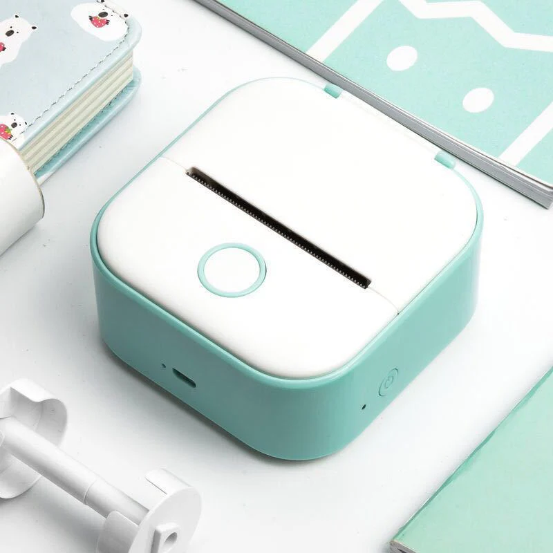 Portable Bluetooth Thermal Label and Photo Printer for Home and Education