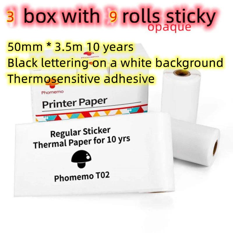 Portable Bluetooth Thermal Label and Photo Printer for Home and Education