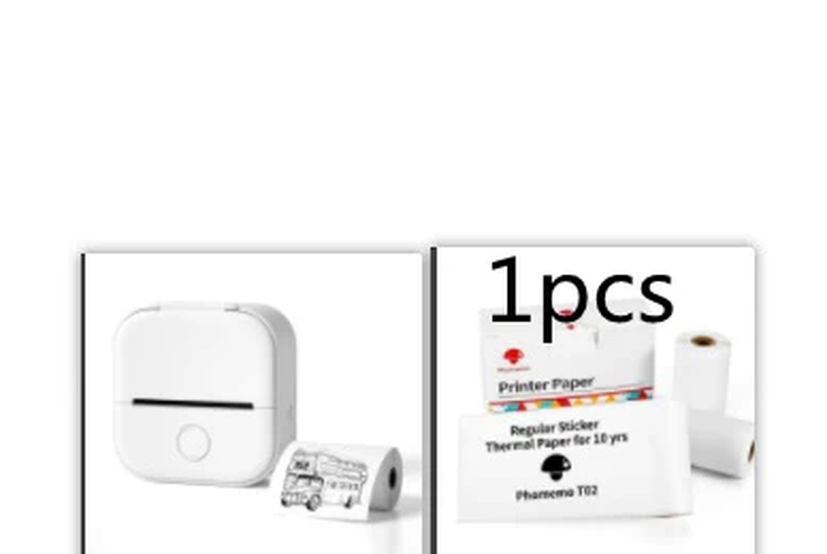 Portable Bluetooth Thermal Label and Photo Printer for Home and Education