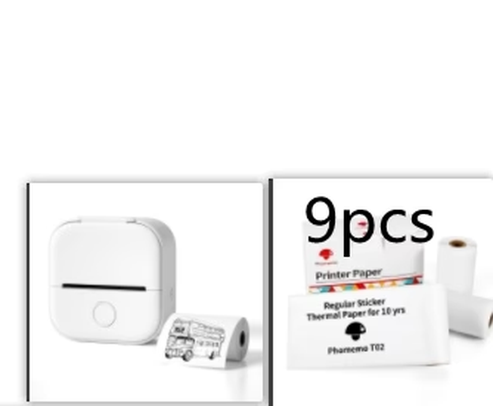 Portable Bluetooth Thermal Label and Photo Printer for Home and Education