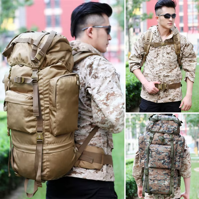 70L Waterproof Tactical Backpack for Outdoor Activities and Adventures