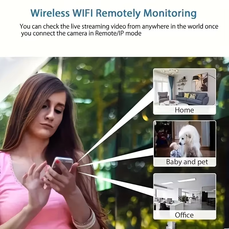 1080P HD Mini Wifi Camera Indoor Safety Security Surveillance Baby Monitor Night