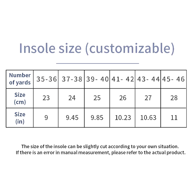 Orthopedic Sport Insoles for Men and Women - Breathable Shock Absorption Pads