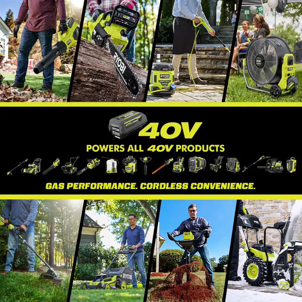 40V HP Brushless 20 In. Cordless Battery Walk behind Push Lawn Mower with 6.0 Ah