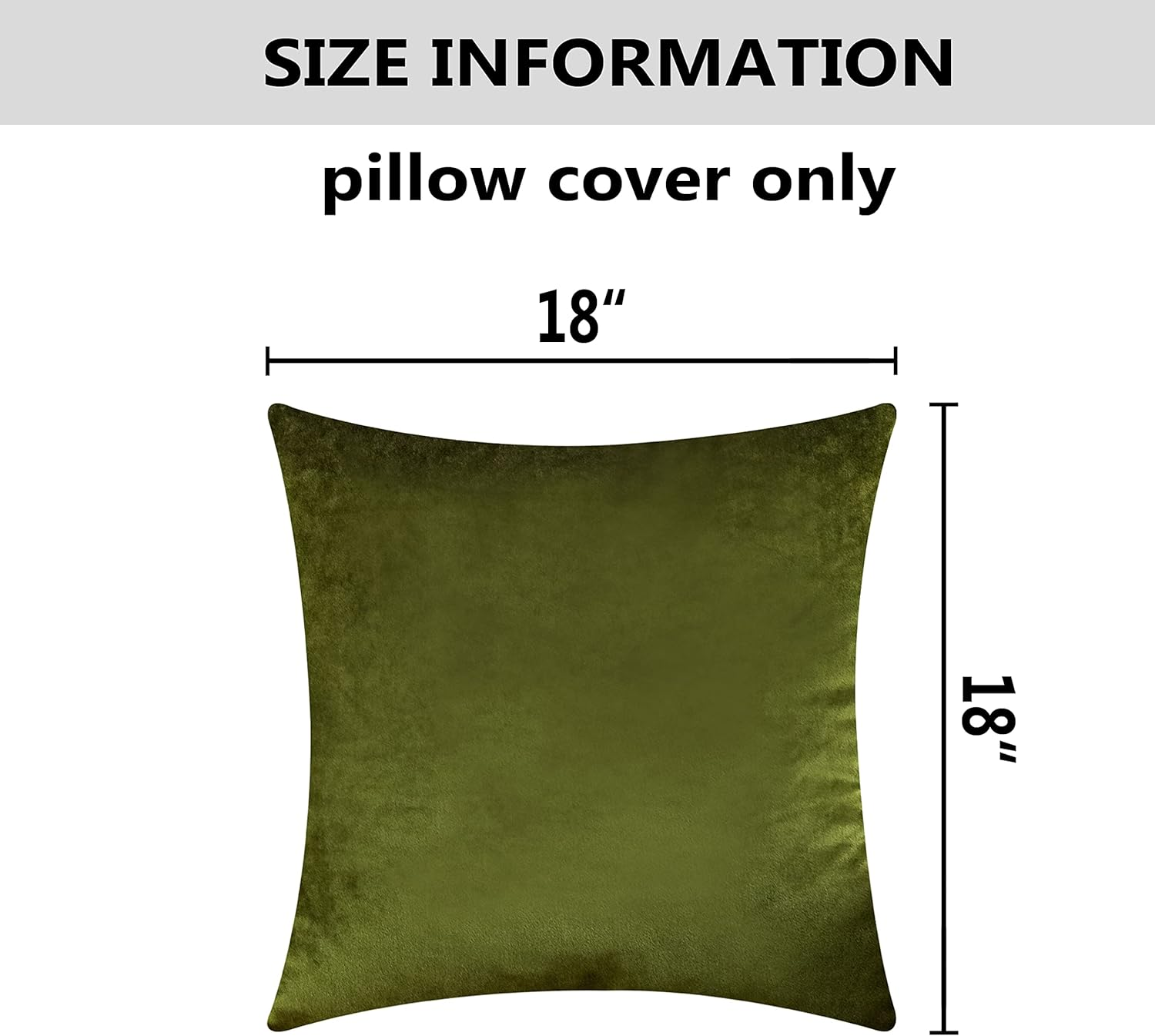 Green Spring Pillow Covers 18X18 Velvet Throw Pillow Covers Decorative Throw Pil