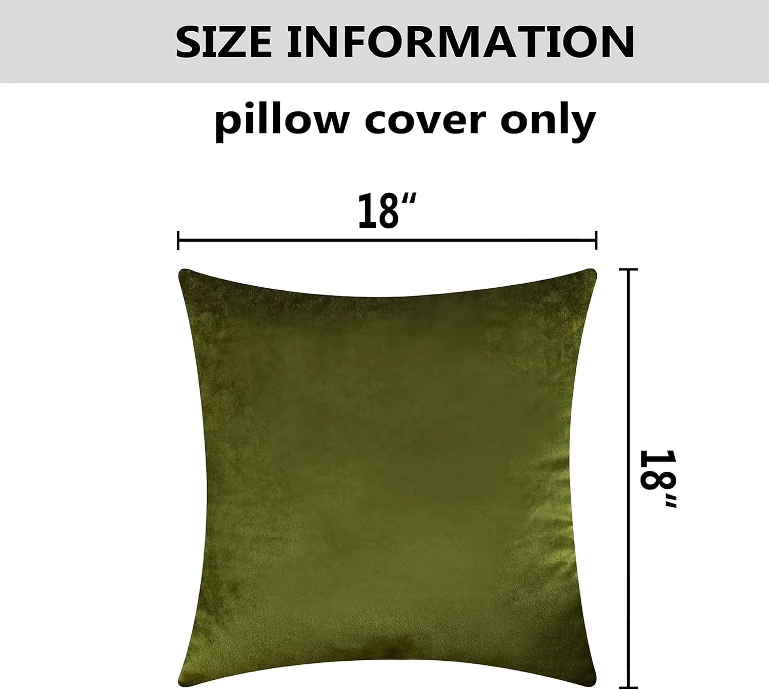 Green Spring Pillow Covers 18X18 Velvet Throw Pillow Covers Decorative Throw Pil