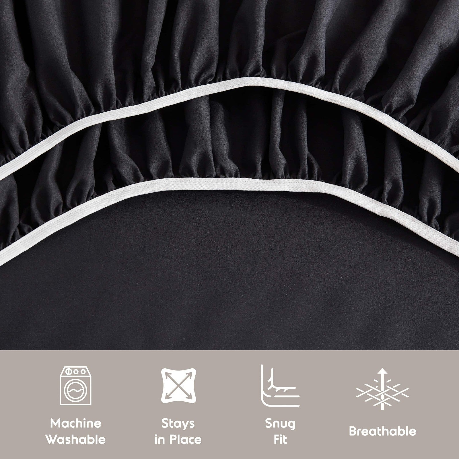 Queen Bed Sheet Sets, 1800 Series 4 Piece Deep Pocket Sheets Bedding Set, Luxury