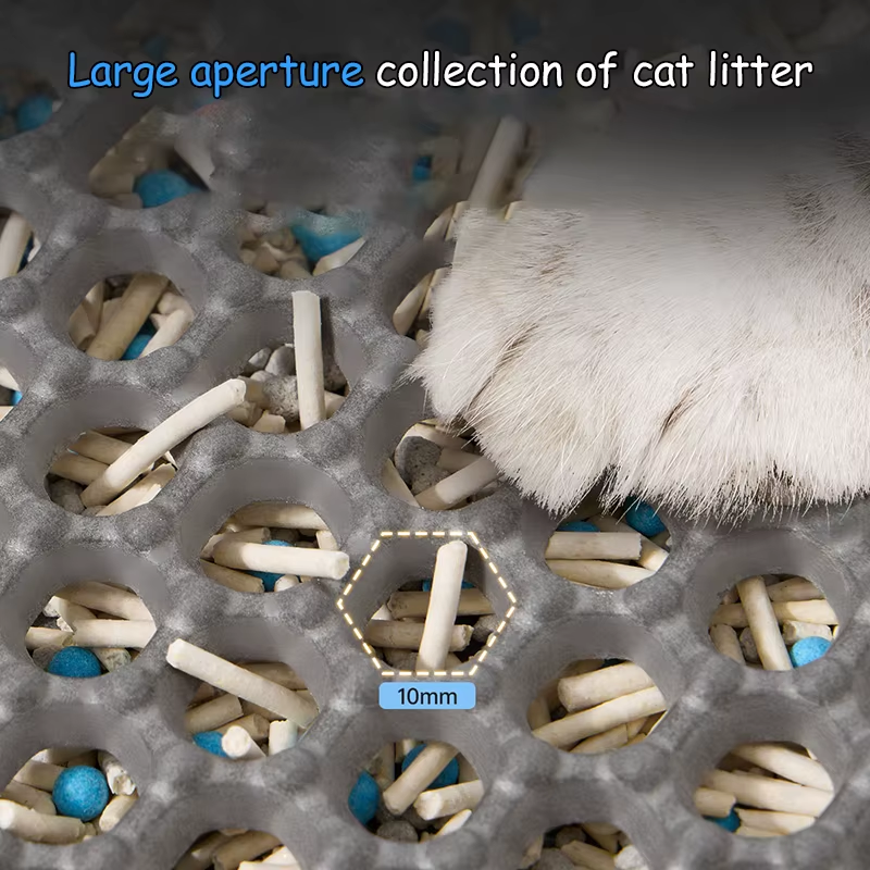 Waterproof Double Layer Cat Litter Mat 60CMx90CM Nonslip and Washable