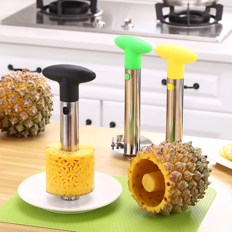 Stainless Steel Pineapple Peeler and Corer for Effortless Fruit Preparation