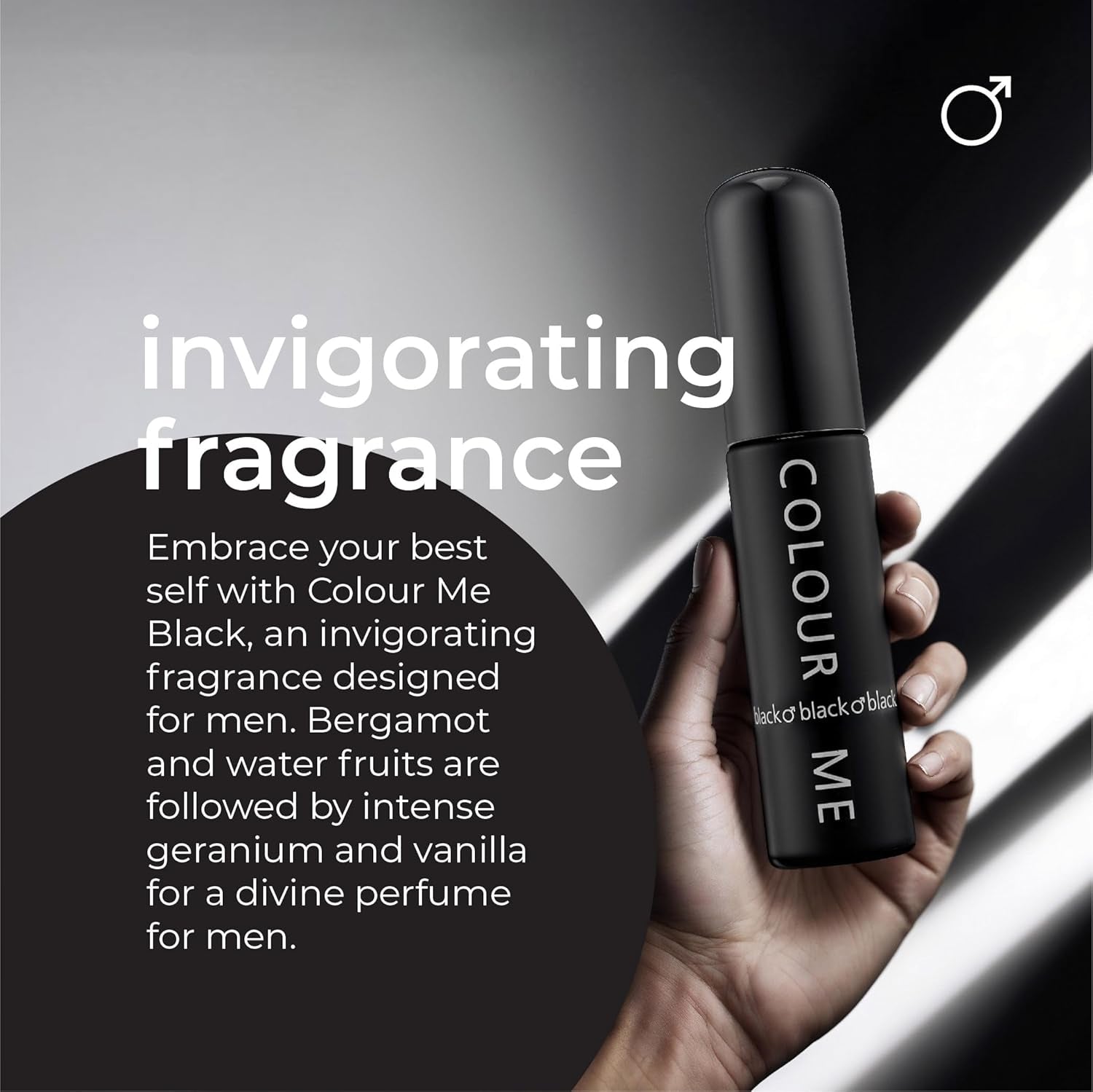 Milton-Lloyd Black Homme - Eau De Parfum - Long Lasting Perfume for Men - Vanilla, Sandalwood Cologne for Men - Woody Men&