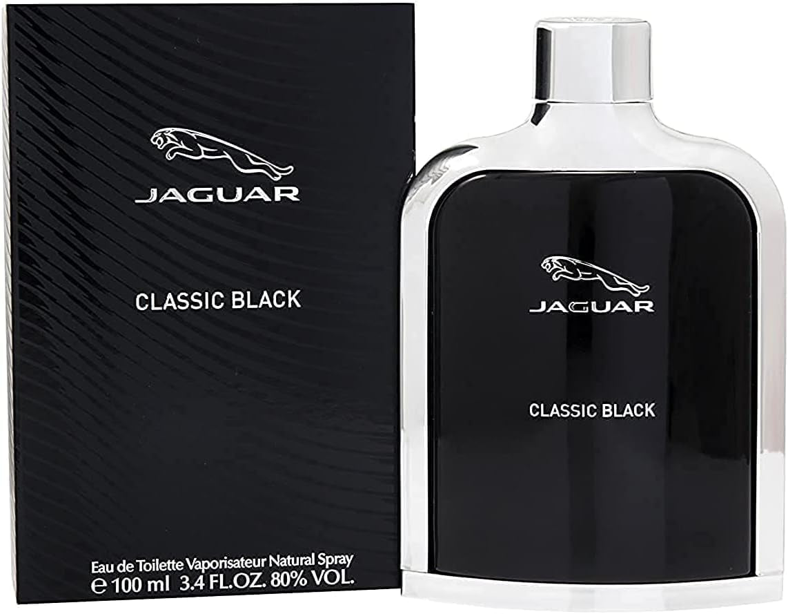 Classic Black Eau De Toilette Spray for Men, 3.4 Ounce/0.21 Pounds