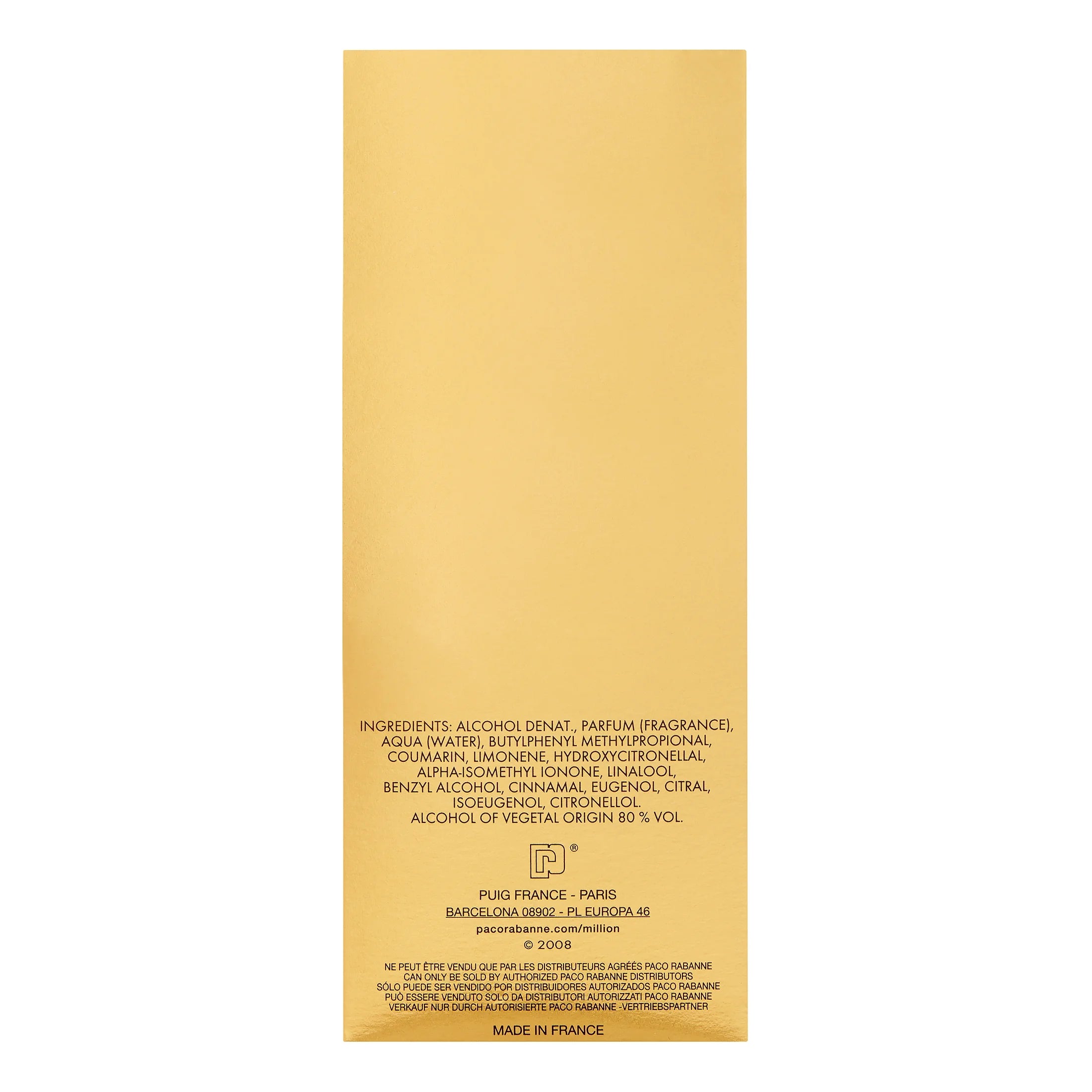 1 Million Eau De Toilette, Cologne for Men, 3.4 Oz