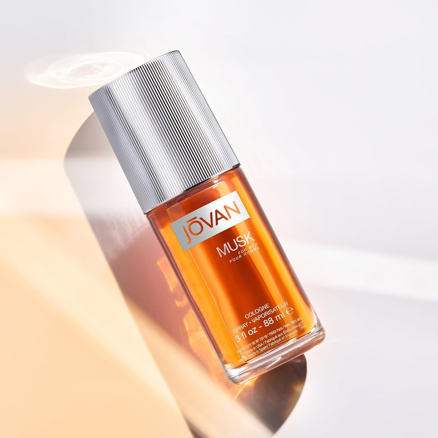 - Musk for Men Eau De Cologne Spray, Musky Fragrance, Top Notes:Neroli, Lavender, Lemon