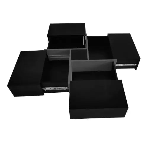 Sleek Square Coffee Table with Hidden Storage - Mohammad collection