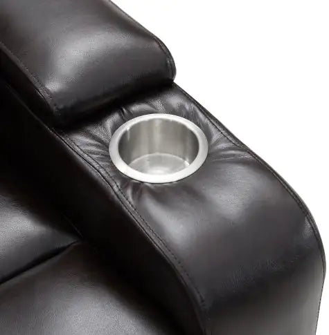Swivel Tray Power Recliner with USB Port and Cup Holders - Mohammad collection