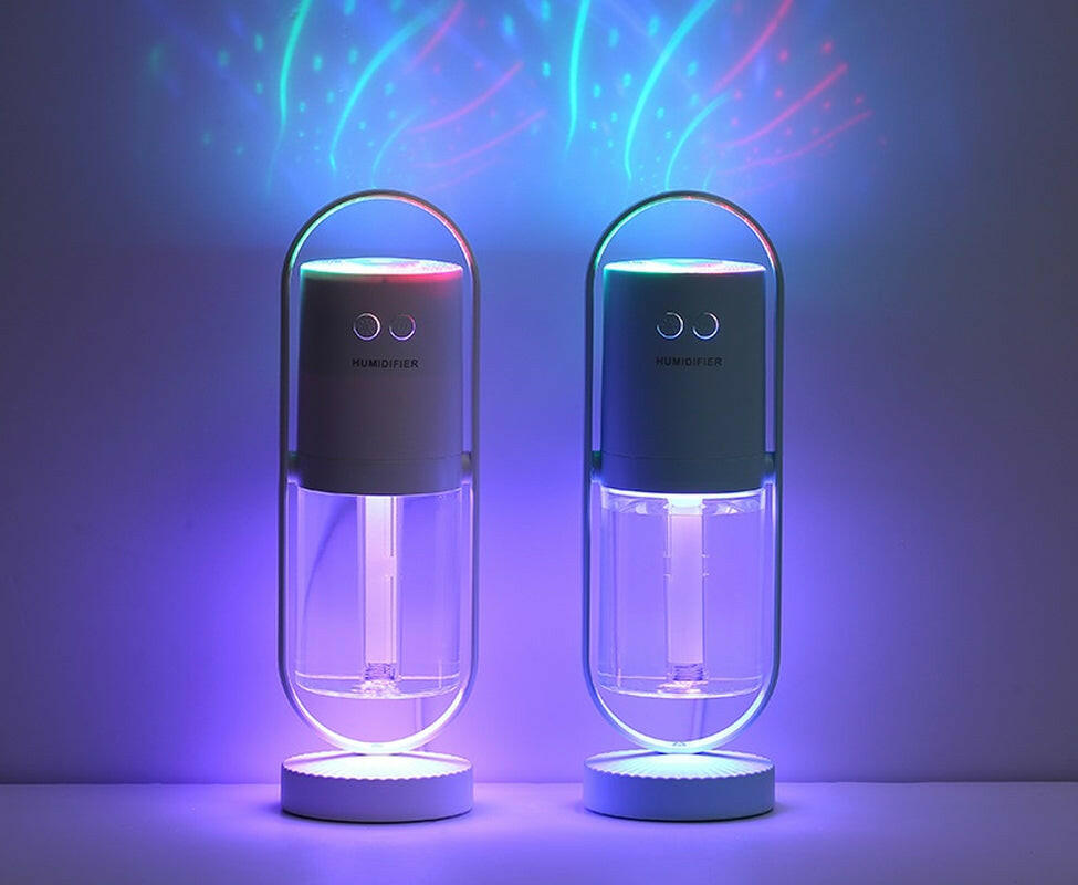Magic Shadow USB Air Humidifier for Home with Projection Night Lights Ultrasonic Car Mist Maker Mini Office Air Purifier