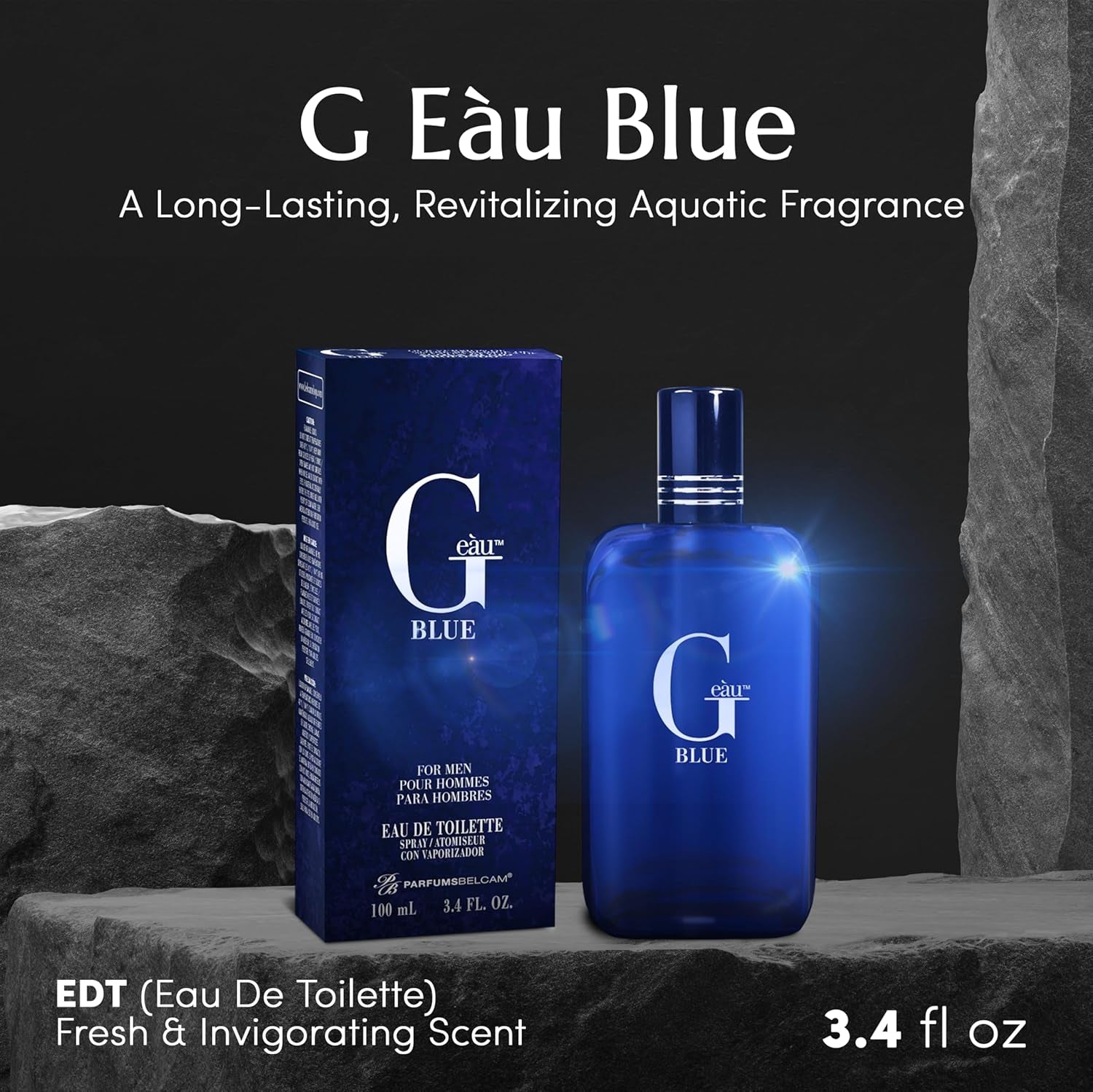 G Eàu Blue Eau De Toilette Spray, Our Version of a Designer EDT, 100Ml.