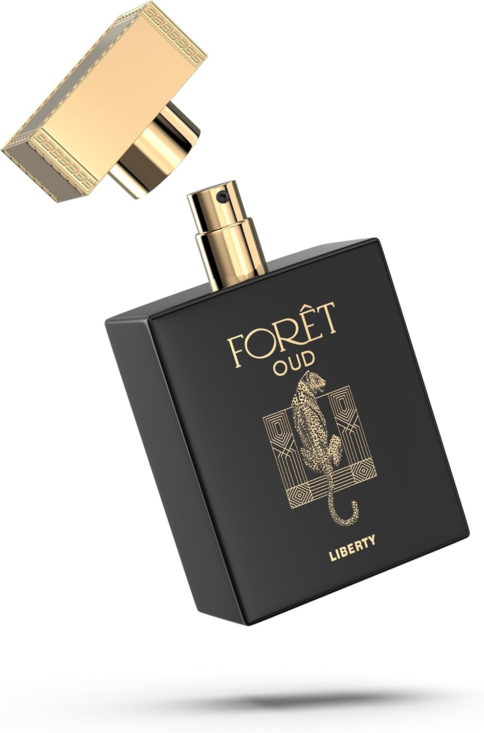 Oud Perfume for Men, 3.4 Oz Foret Oud Perfumes Anniversary Edition Long-Lasting Eau De Parfum, Luxury Woody Fragrance for Men, Perfume Spray