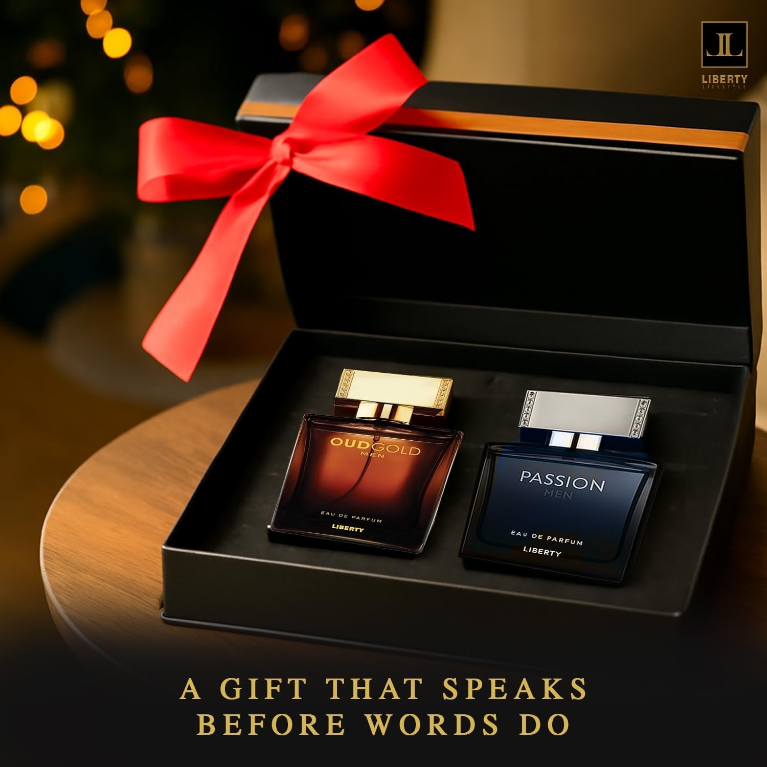 Luxury Perfume for Men Gift Set - Eau De Parfum (EDP) Spray Fragrances, Oudgold and Passion Scent (50Ml/1.7Oz Each), Designed in France, Long Lasting Smell