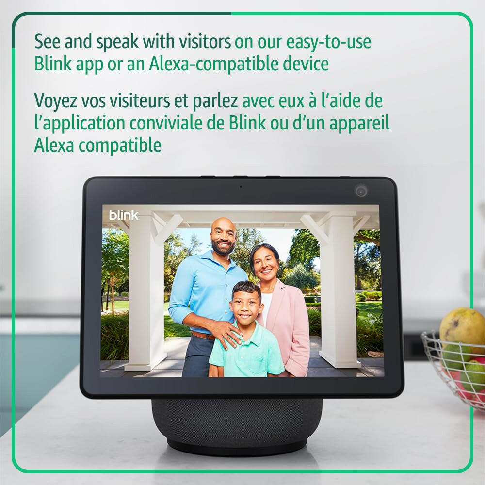 All-New Video Doorbell – Head-To-Toe HD View, Two-Year Battery, Simple Setup. Sync Module Core Included – System (Black)