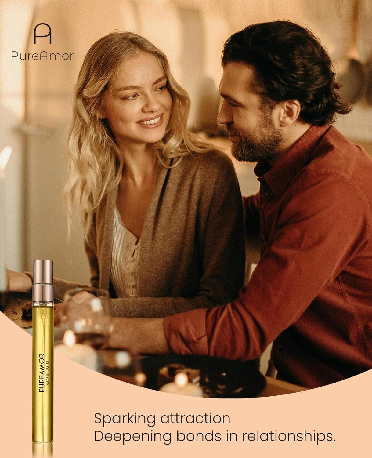 Pheromone Perfume for Women, No. 54 Vanilla Cream Fragrances, Vanilla Perfume,Enhanced Scents Pheromones Perfume Oil,Pheromone Cologne for Men&Women, 10Ml Travel Size Perfumes Spray